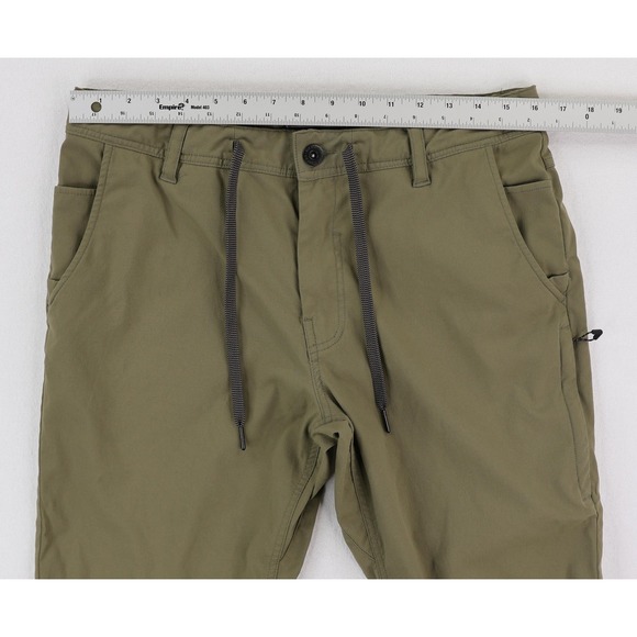 686 Everywhere Pants Mens 32x30 Green Relaxed Fit Stretch Chino Travel - Picture 9 of 13